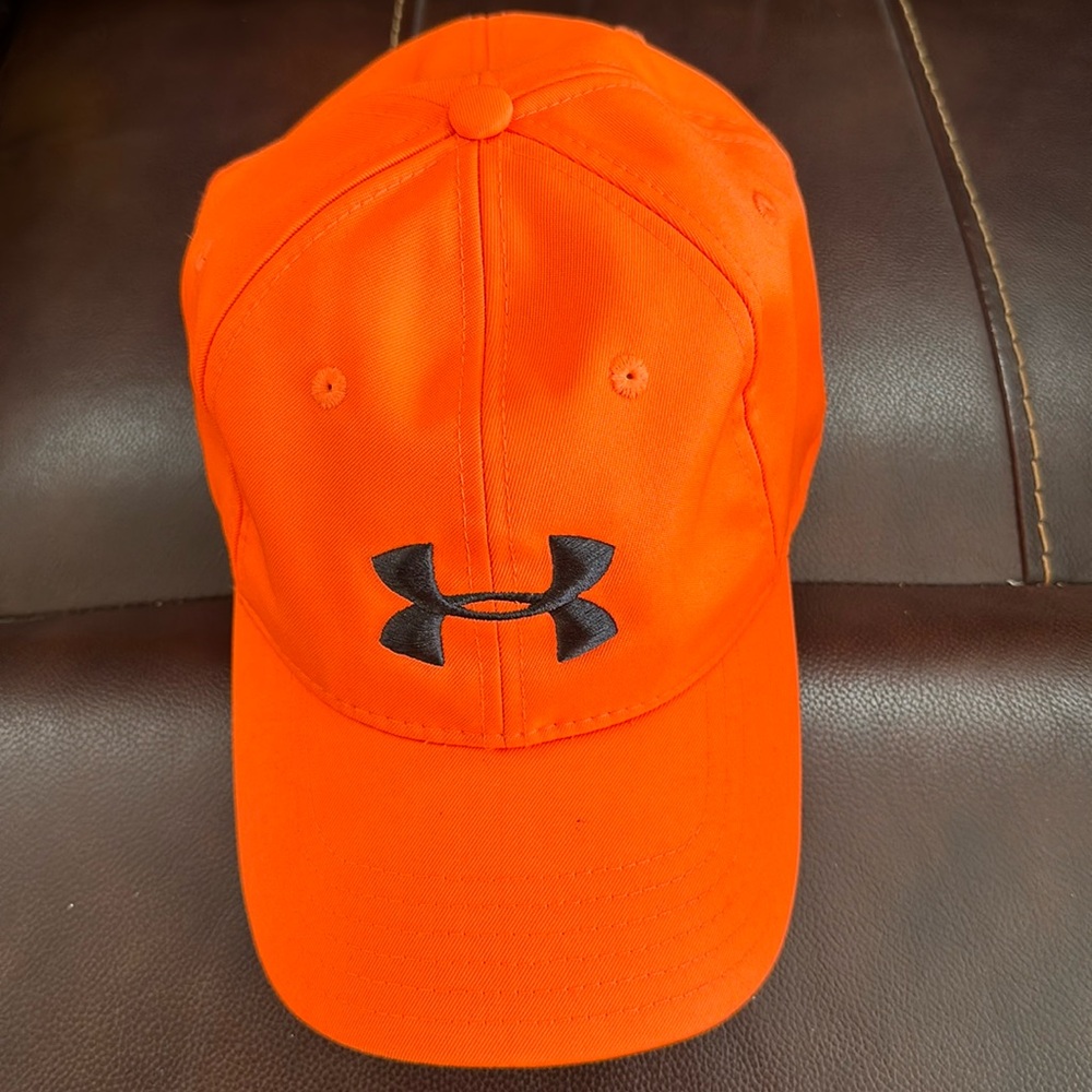 UNDER ARMOUR HAT  BRIGHT ORANGE ( ADJUSTABLE STRAP